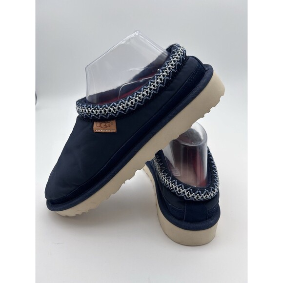 MENS 8 BOMBER NAVY UGG TASMAN MLT MILITARY PUFFER LOAFERS SLIPPERS 1102429 main image 5